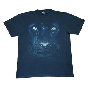 Rock Chang Panther Size Large Black T-Shirt